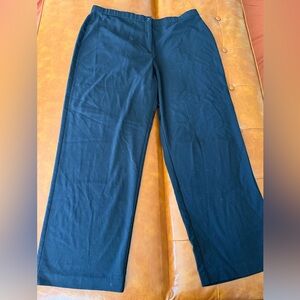 Black Straight-Leg Pants